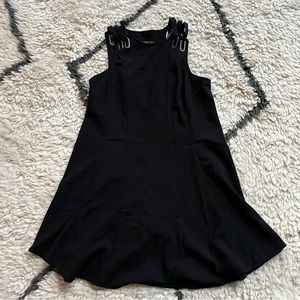 Free people black mini dress XS
